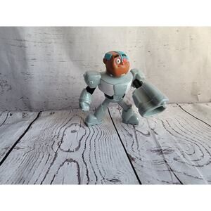 2017 DC Comics #3 Cyborg figure M'cDonalds Hqppy Meal Toy - Teen Titans Go!